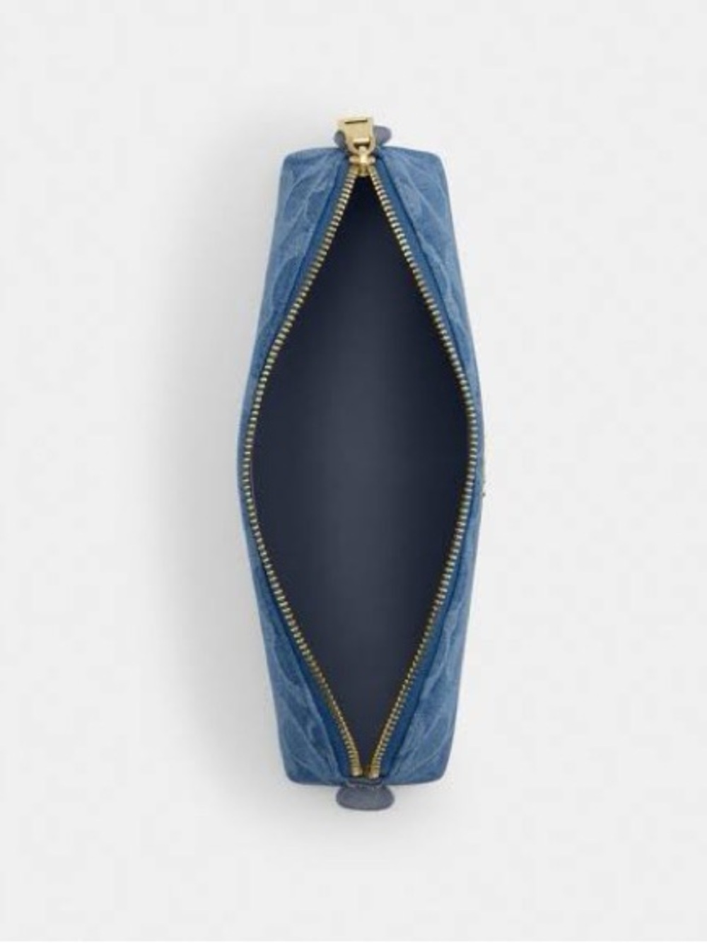 NWOT Coach Denim Pencil Pouch - Picture 2 of 7